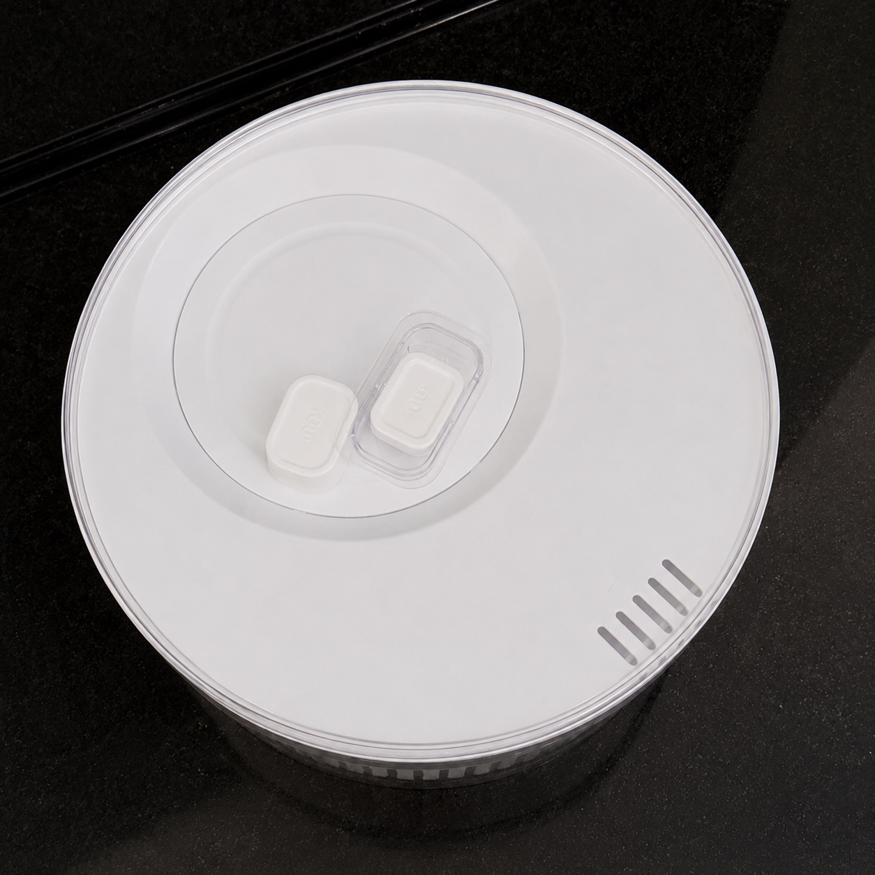 Conjunto Secador e Organizador de Folhas 5,5L Transparente