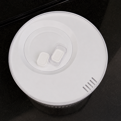 Conjunto Secador e Organizador de Folhas 5,5L Transparente