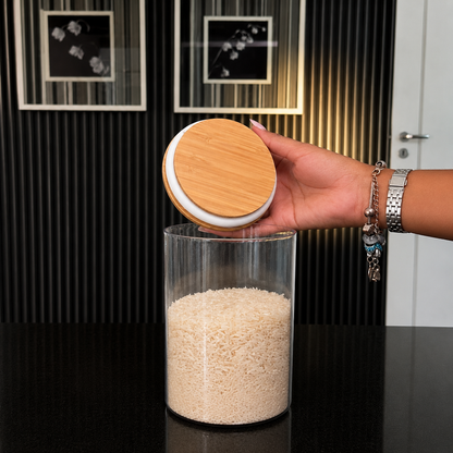 Pote Hermético de Vidro 1,5L Transparente